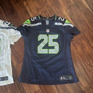 Seattle Seahawks Navy and Green Jersey